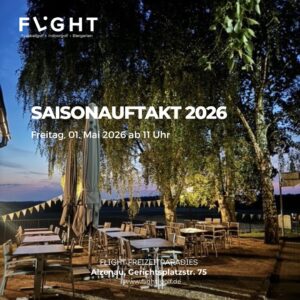 Biergarten-Auftakt